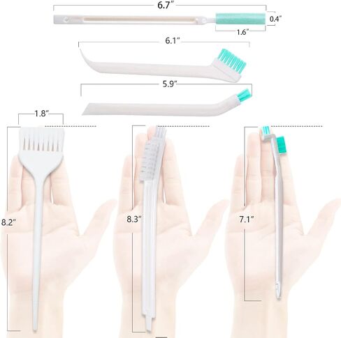 Small Detailing Cleaning Brushes for Small Spaces,Crevice Cleaning Tools for Keyboard Bottle Window Groove Car Gap,Scrub Cleaner Supplies for Shower Toaster Tub Baseboard Sink Grout Oven Juicer in Saudi Arabia