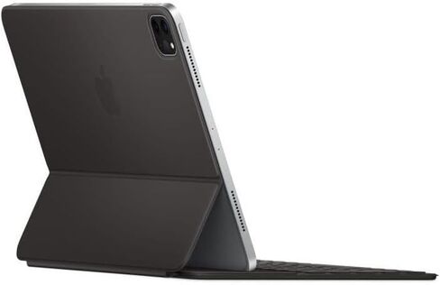 حافظة لوحة مفاتيح Apple الذكية: حافظة لوحة مفاتيح iPad Pro مقاس 11 بوصة (الجيل الأول والثاني والثالث والرابع) وiPad Air (الجيل الرابع والخامس)، زاويتان للرؤية، حماية أمامية وخلفية، الإنجليزية الأمريكية - أسود in Saudi Arabia