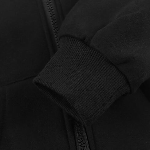 Spring&Gege Boys Full Zip Fleece Hoodless Hoodies Mock Neck Sweatshirts Kids Zip Up Jackets in Saudi Arabia
