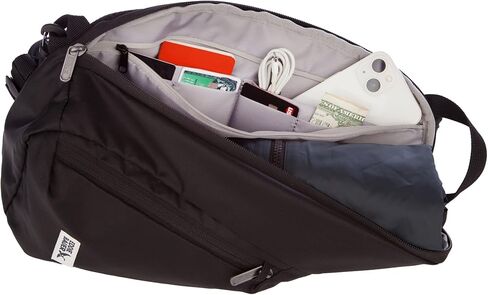 حقيبة Eddie Bauer 9L متعددة الأغراض RFID-Blocking خفيفة الوزن للسفر على الكتف، باللون الأسود in Kuwait