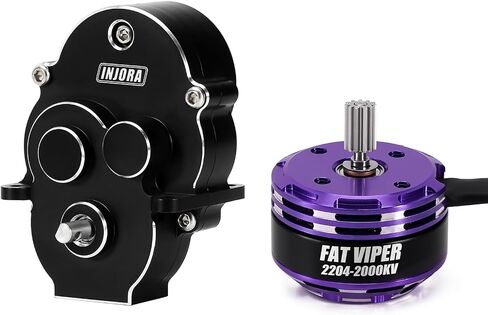 INJORA Fat Viper 2204 2400KV Brushless Outrunner Motor for TRX4M 1/18 RC Upgrade in Saudi Arabia