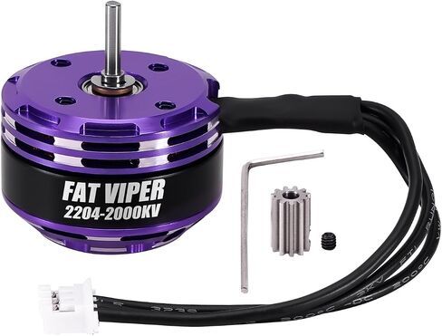 INJORA Fat Viper 2204 2400KV Brushless Outrunner Motor for TRX4M 1/18 RC Upgrade in Saudi Arabia