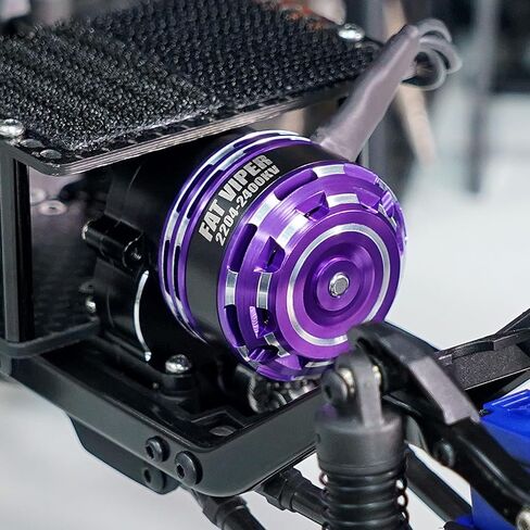 INJORA Fat Viper 2204 2400KV محرك خارجي بدون فرشاة لترقية TRX4M 1/18 RC in Kuwait