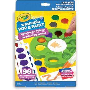 Crayola Washable Pop & Paint Kid Watercolour Palette