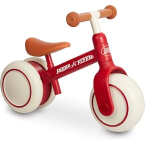 Radio Flyer Early Balance Bike, Red Toddler Balance Bike for Ages 1-3 Years