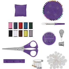 SINGER Fashion Repair & Travel Sew Kit: Premium Portable Emergency Sewing Kit for Beginners & Adults – Ideal for Bridal Kits, Travel & Home, 140pc Set