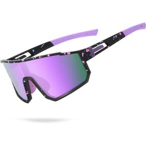 Youth Baseball Sunglasses, Kids Polarized Sports Sunglasses,UV400 Protection Glasses for Boys Girls Softball Cycling