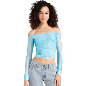 AFRM Women's Odilla Foil Mesh Top