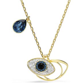 SWAROVSKI Symbolica Pendant, Evil Eye, Blue, Gold-Tone Finished