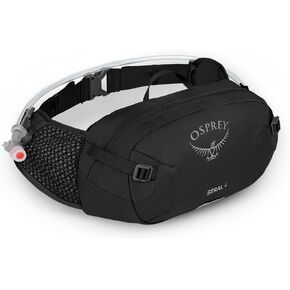 Osprey Seral 7L Unisex Biking Waist Pack with Hydraulics Reservoir, Claret Red