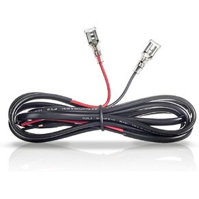 12V Lead Acid Battery Connector Cable, 5 Feet, with 0.250" Quick Connect/Disconnect F2 Type Terminals & Clear Inserts, Sealed Lead Acid Battery Connection Cable
