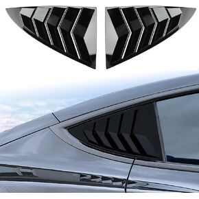 for Model Y Side Window Louver Cover Sport Style for Tesla Model Y 2021 2022 2023 2024 Accessories(Glossy Carbon Fiber Pattern)