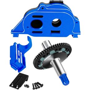 57T 0.8Mod Slipper with 20T 21T Pinions & Motor Mount Gear Cover Upgrades Part for 1/10 Granite/Senton/Vorteks 3S BLX & Mega 550:1/8 Infraction/Typhon 3S BLX & Mega 550,Silver