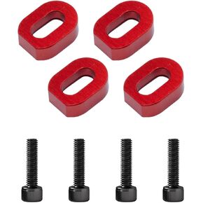 4pcs Aluminum Fixing Motor Base Reinforcements Motor Mount Spacers for Traxxas X Maxx 6S 8S XRT 8S Monster Truck Upgrade Parts