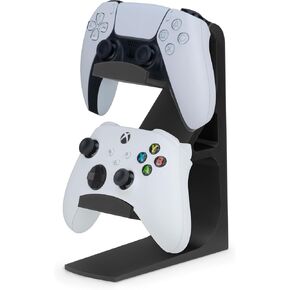BRAINWAVZ The Wraith - Dual Game Controller Stand for Desk - Universal Design for All Gamepads - Black
