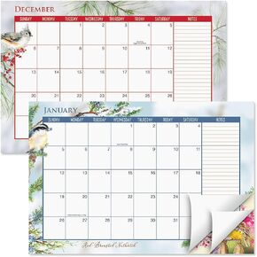 2025-2026 PEANUTS® Desk Calendar Pad, 11-Inch x 16-1/4-Inch Size, Large 24-Month Bookstore-Quality Calendars for Kitchen & Office, by Current
