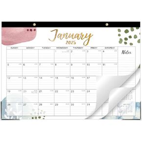 2025-2026 Desk Calendar - Jul. 2025 - Dec. 2026, Calendar 2025-2026 Desk, 12" x 16.8", 18 Months Calendar Pad with Corner Protectors, Cutting Line, Hanging Holes, Large Office Desk Top Calendar in Kuwait