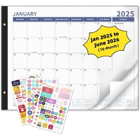 تقويم مكتب Ospelelf 2024-2025 كبير 22 بوصة × 17 بوصة تقويم 2024 تقويم سطح المكتب الشهري، تقويم 18 شهرًا، استخدم يوليو 2024 - ديسمبر 2025