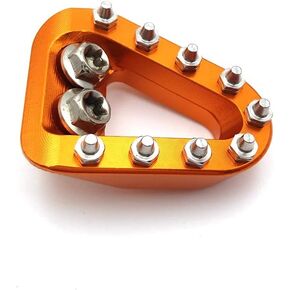Motorcycle Rear Brake Pedal Step Plate Tip Compatible with 125-500 XC/XCF/SX/SXF/EXC-F, For HUSQVARNA 125-450 FC/FE/FS/FX/TC/TE/TX，For GASGAS 250F-450F EX/MC (large shape blue)