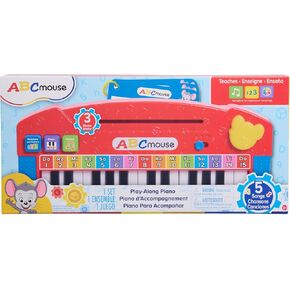 Just Play ABCmouse® Play-Along Piano, 3 Learning Modes, Learning and Education, Pretend Play, Kids Toys for Ages 3 Up