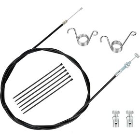 HIAORS 75 inch Universal Straight Throttle Cable Compatible with 90cc 110cc 125cc 150cc 200cc 250cc Kandi Go Kart Cart Mini Bike Gas Scooter, 75" Brake Cable for Pit Dirt Bike Buggy Motorcycle Parts