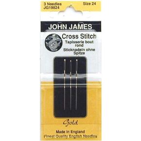 Colonial Needle Gold Tapestry Hand Needles-Size 24 3/Pkg