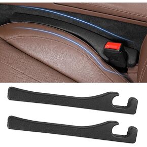 2 Pack Car Seat Gap Filler, Universal Fit Car Seat Gap Plug to Fill The Gap Between Seat and Console, Car SUV Truck Accessories Interior Fit Organizer Stop Cellphone Wallet Keys Coins from Dropping