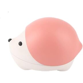 ZORZA 1Pcs Cute Magnetic Hedgehog Paper Clip Holder Cartoon Hedgehog Pin Storage Box Magnetic Animal Pin Holder for Jewelry & Pin Fun Office Desk Organizer (Pink)