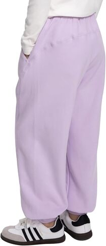 Rolanko Girls Baggy Sweatpants Solid Jogger Pants Soft Sweats Kids Trousers with Pockets 6-14Y in Kuwait