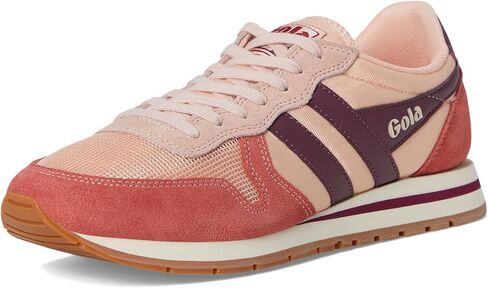 Gola Women's Daytona Sneaker, Pearl Pink/Clay/Windsor, 7.5 in Saudi Arabia
