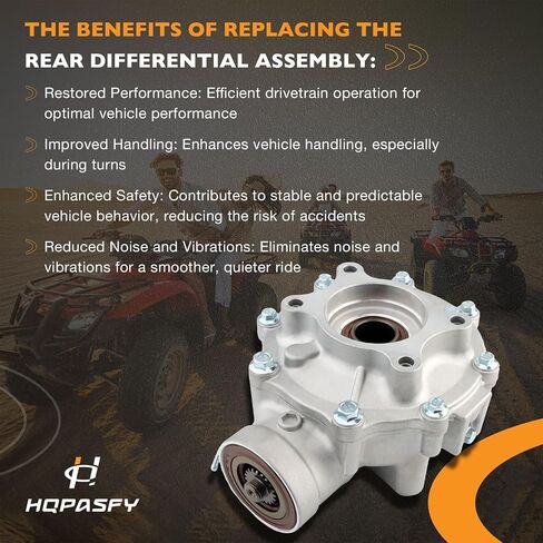 Rear Differential Final Gear Assembly Replaces# 41300-HR3-W50 Compatible With 2017-2019 Honda Rancher 420 TRX420 Foreman 500 TRX500 in Saudi Arabia