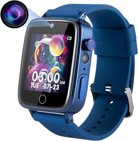 Kids Watch Boys Toys with 26 Games, ZUODUN Touch Screen Camera Smart Watch for Kids Age 4-12, Pedometer, Flashlight, Alarm Clock, Kids Smart Watch for 6 7 8 Year Old Boy Birthday Gift in Saudi Arabia