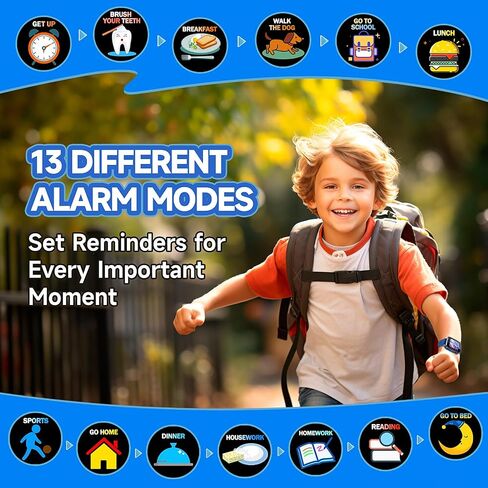 Kids Watch Boys Toys with 26 Games, ZUODUN Touch Screen Camera Smart Watch for Kids Age 4-12, Pedometer, Flashlight, Alarm Clock, Kids Smart Watch for 6 7 8 Year Old Boy Birthday Gift in Saudi Arabia