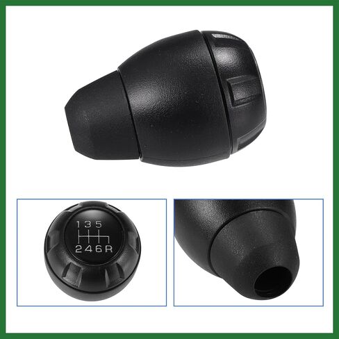 Motoforti 1 Set 6 Speed Manual Transmission Shift Knob with Insert for Jeep Wrangler 2007-2013 No.52060485AG Long-lasting in Saudi Arabia