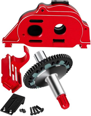 57T 0.8Mod Slipper with 20T 21T Pinions & Motor Mount Gear Cover Upgrades Part for 1/10 Granite/Senton/Vorteks 3S BLX & Mega 550:1/8 Infraction/Typhon 3S BLX & Mega 550,Silver in Saudi Arabia
