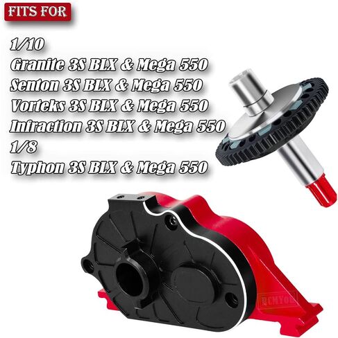 57T 0.8Mod Slipper with 20T 21T Pinions & Motor Mount Gear Cover Upgrades Part for 1/10 Granite/Senton/Vorteks 3S BLX & Mega 550:1/8 Infraction/Typhon 3S BLX & Mega 550,Silver in Saudi Arabia