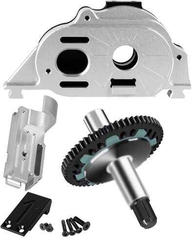 57T 0.8Mod Slipper with 20T 21T Pinions & Motor Mount Gear Cover Upgrades Part for 1/10 Granite/Senton/Vorteks 3S BLX & Mega 550:1/8 Infraction/Typhon 3S BLX & Mega 550,Silver in Saudi Arabia