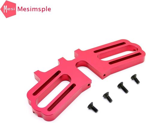 Infraction Dual Motor Mount 6061 Alum for Arrma 1/7 Felony Infraction Limitless 6S BLX Series Upgrades Part Red in Saudi Arabia