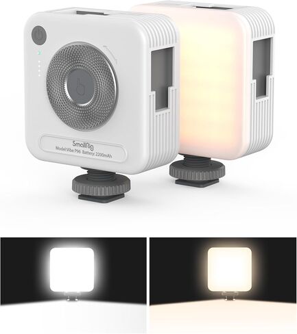 SmallRig P96 LED Video Light, Portable Camera Lights, 96 LED Beads for Photography Video Lighting, Rechargeable 2200mAh CRI 95+ 2700-6500K w 3 Cold Shoe 3286B in Saudi Arabia