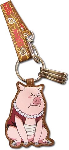 Great Eastern Entertainment Naruto Tonton Leather Keychain in Saudi Arabia