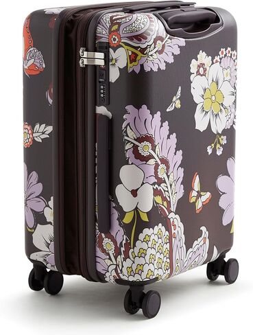 Vera Bradley Women's Hardside Luggage 22 Inch Adair Spinner, Subtle Bouquet, One Size in Saudi Arabia