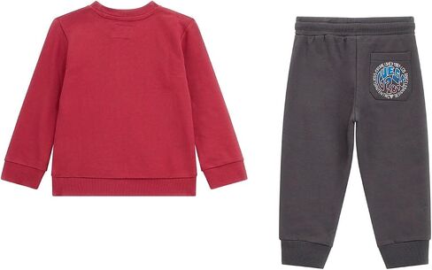 GUESS Boys French Terry Sweatshirt and Sweatpants Set in Saudi Arabia