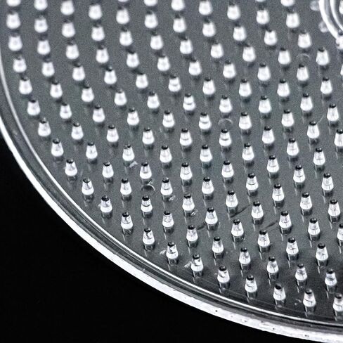 4PCS 5mm Fuse Beads Boards, Large Clear Pegboards Kits, Round Clear Plastic Pegboards for Kids Craft Beads in Saudi Arabia