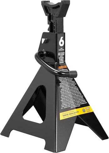 BIG RED Torin Steel Car Jack Stands: 2 Ton (4,000 lb.) Capacity, Red, 1 Pair in Saudi Arabia