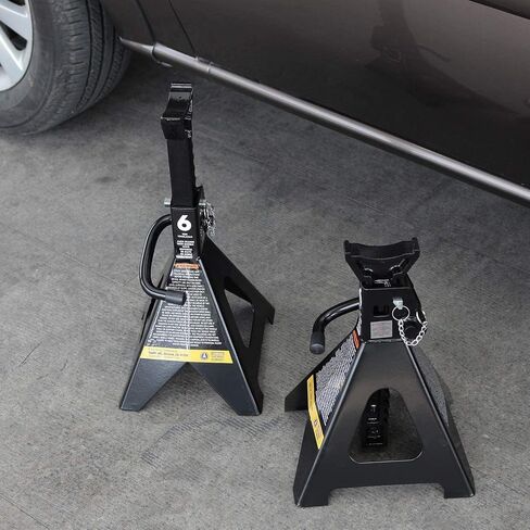 BIG RED Torin Steel Car Jack Stands: 2 Ton (4,000 lb.) Capacity, Red, 1 Pair in Saudi Arabia