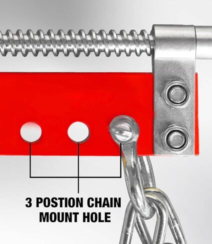 BIG RED AT32100BR-3 Torin Engine Load Leveler, 3/4 Ton (1,500 lb.) Engine Hoist Shop Crane Accessory with Adjustable Handle, Steel 3 Position Engine Leveler, Black in Saudi Arabia