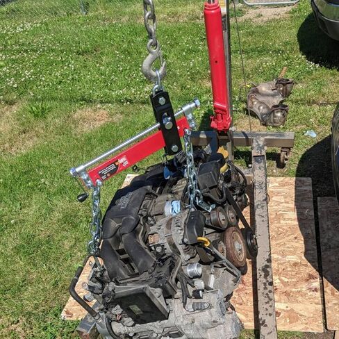 BIG RED AT32100BR-3 Torin Engine Load Leveler, 3/4 Ton (1,500 lb.) Engine Hoist Shop Crane Accessory with Adjustable Handle, Steel 3 Position Engine Leveler, Black in Saudi Arabia