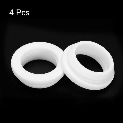 MECCANIXITY 4Pcs Snap Rubber Grommet Hole Plug Mount Dia 18mm ID 14mm H 9mm Narrow Groove Width 2mm Seal Anti-Scratch for Electrical Box Cable Pipes Transparent in Saudi Arabia