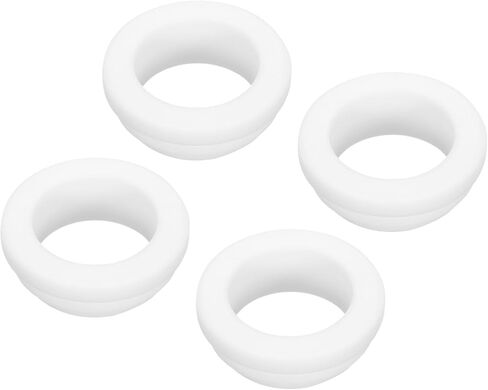 MECCANIXITY 4Pcs Snap Rubber Grommet Hole Plug Mount Dia 18mm ID 14mm H 9mm Narrow Groove Width 2mm Seal Anti-Scratch for Electrical Box Cable Pipes Transparent in Saudi Arabia