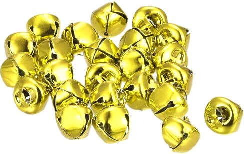 uxcell Jingle Bells, 1/2" 80pcs Carbon Steel Craft Bells for DIY Christmas, Red in Saudi Arabia